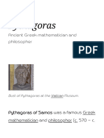 Pythagoras: Ancient Greek Mathematician and Philosopher