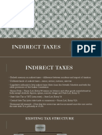 Indirect Taxes: Excise, VAT and GST