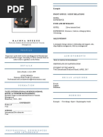 Curriculum Vitae - Template - Eng 