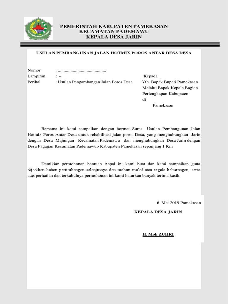 387025503 Contoh Proposal Pengaspalan Jalan Jasa Pengaspalan Jalan Hotmix 2018