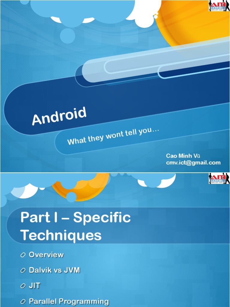 Android Programming Techniques Overview | PDF