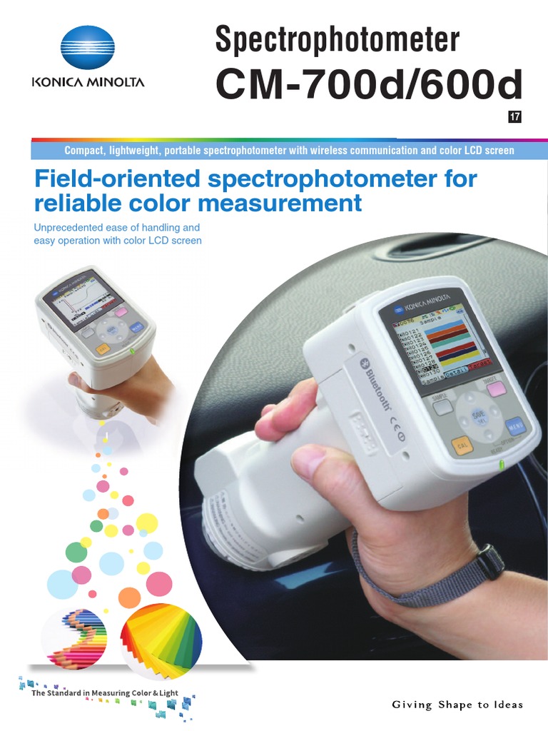 CS200 CM700d/600d Spectrophotometer PDF Bluetooth Microsoft
