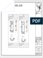 Steel Door DWG Sample