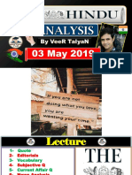 03 May - 2019-The Hindu Full News Paper Analysis by VeeR