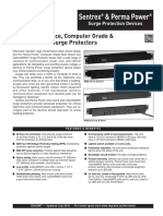 Sentrex & Perma Power: High Performance, Computer Grade & Cabinetmate Surge Protectors