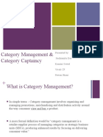 Category Management & Category Captaincy: Presented By: Suchismita Das Kamini Oswal Vivek CP Pawan Shani