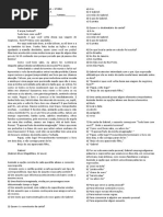 Avaliação de Língua Portuguesa 9 Ano 1 Bim