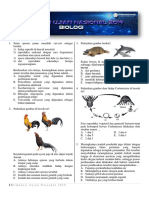 Simulasi UN 2019 Biologi