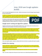 SEO Year in 2018 Saw Google Updates and A Focus On Mobile PDF