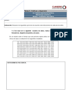 Gráficas y dispersión de datos clínicos