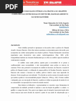 o Conflito Como Razao Publica Na Pratica Do Grafiti