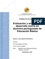 Evaluacion U Analiis Del Desarrollo Motriz