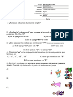 Sistema escolarizado - Tipo de examen semestral