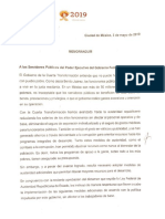 AMLO memorándum austeridad, 03may19 (1)