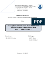 Conception et Réalisation d’une Application Web de Gestion d’Hôtel Sous JAVA Cas  « Hôtel ROYAL ».pdf