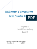 Fundamentals of Microprocessor Based Protective Relays: Suhag Patel, P.E. Industrial Electric Machinery Carson, CA
