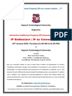 GTU Workshop On Thinking Intellectual Property As Career Option Workshop On 03.01.2018 - 257926