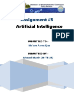 Assignment #5: Artificial Intelligence