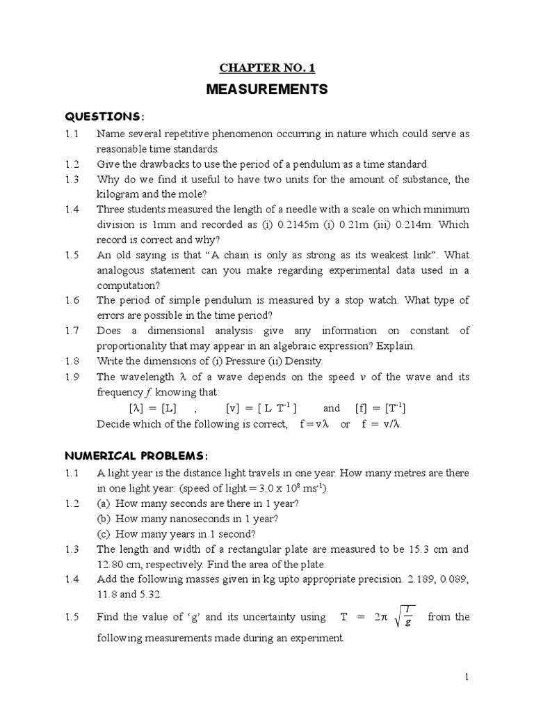 Measurement and Vector Analysis Concepts | PDF | Rotation Around A ...