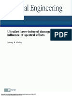 Ultrafast Laser-Induced Damage and The Influence of Spectral Effects