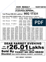 Dear Parrot Evening: Sold by