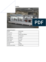 1 Edge Banding Machine: Technical Parameter