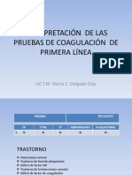 Interpretación de Las Pruebas de Primera Línea