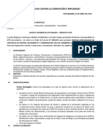 Informe de actividades DRVCS San Martín