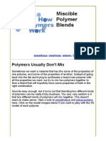 Miscible Polymer Blends