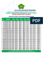 Jadwal Imsakiyah