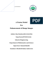 A Fusion Model for Enhancement of Range Images