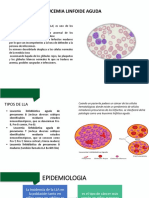 Leucemia linfoblástica aguda: causas, síntomas y tipos