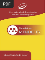 Manual de Uso de Mendeley