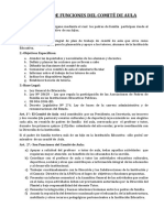  Manual de Funciones Del Comite de Aula