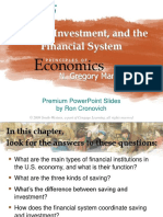 Saving, Investment, and The Financial System: Conomics