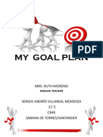 My Goal Plan: Mrs. Ruth Moreno