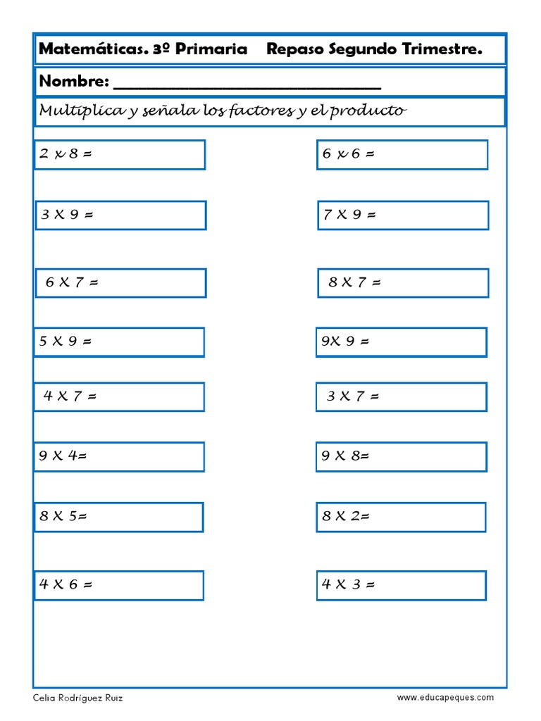 Repaso de Matemáticas 3º Primaria | PDF | Euclides | Triángulo