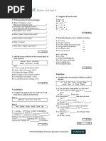 Revision Test Starter Unit