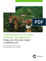 ClientEarth - Comms at Heart of Forest MGMT 2019 PDF