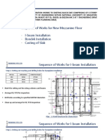 Sequence of Works For Mezzanine Floor