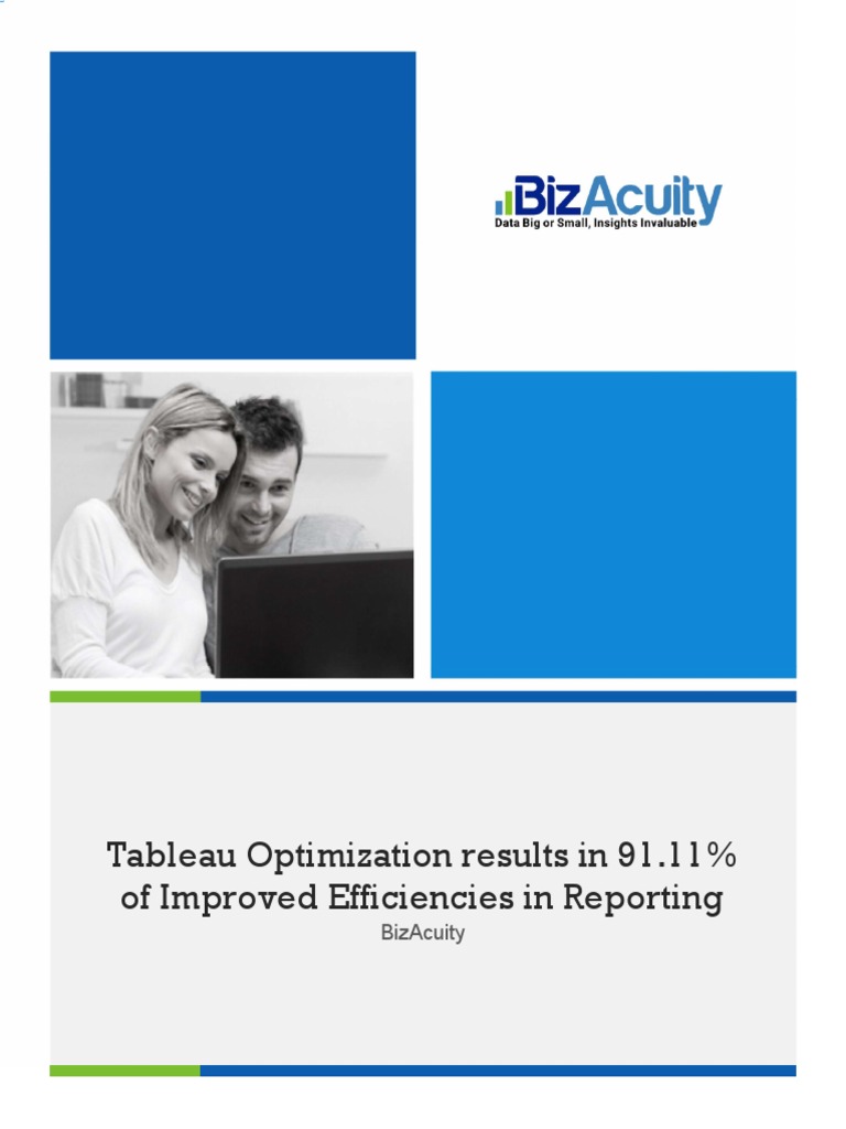 Tableau Optimization PDF | PDF | Program Optimization | Server (Computing)
