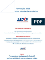 Curso 4 COMPLETO - Perspectivas Da Educacao Infantil Indissociabilidade Entre Educar e Cuidar - SEDIN