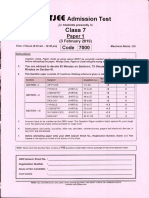 Class 7 Ad Test Paper 1 - 7000 PDF