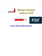 Belajar Bahasa Spanyol PDF