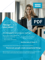 "Design" Your Career: Passionate People Create Exceptional Things.