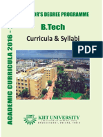 B.Tech Curricula & Syllabi (2016 2020) PDF