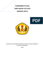 Daftar Peserta Turnamen Futsal PERKI MUDA CUP 2017