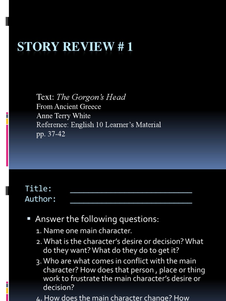 story-review-format-pdf