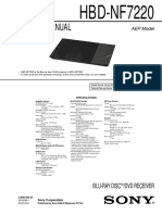 Sony hbd-nf7220 Service Manual