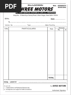 Billing Invoice